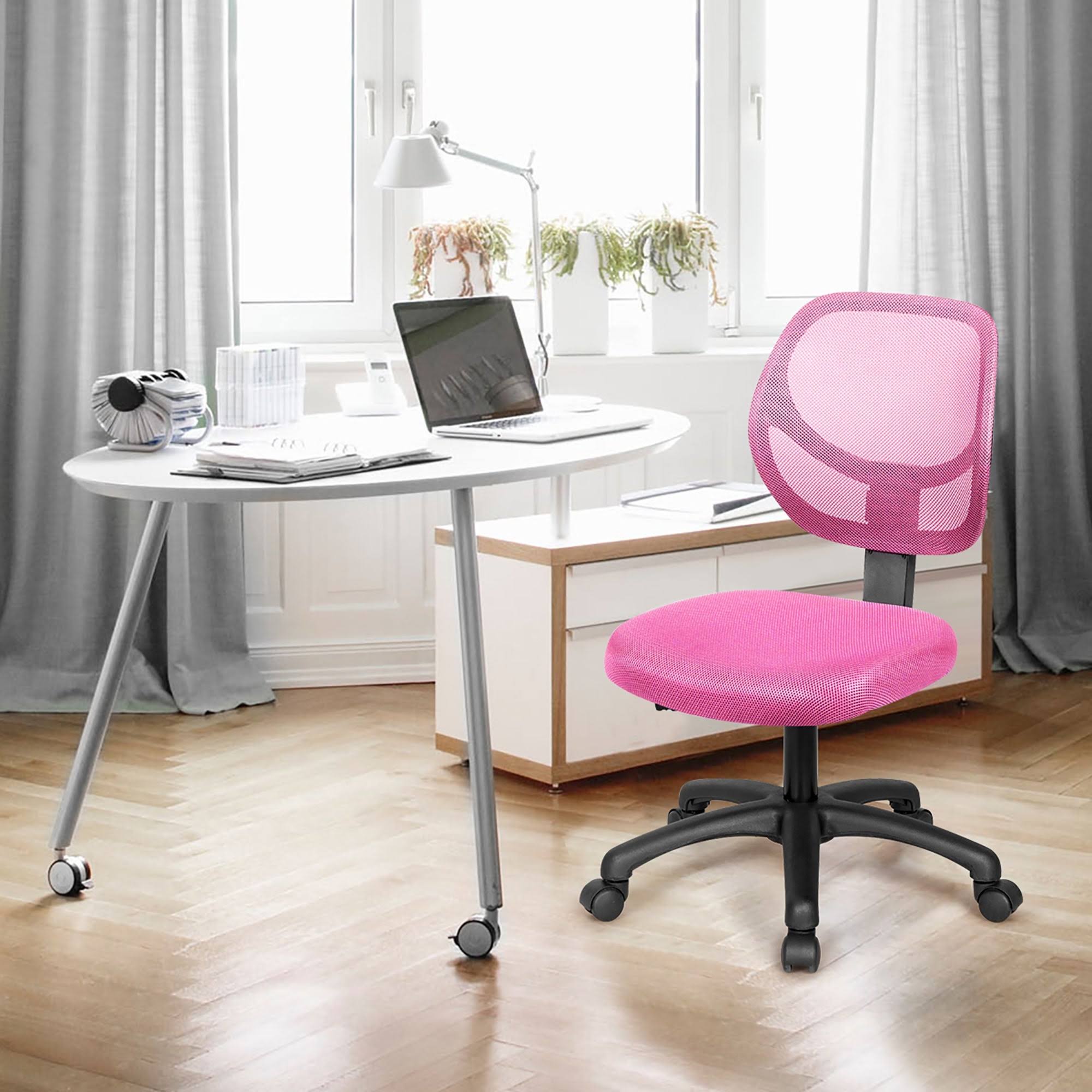 Pink Swivel Mesh Task Chair A778159