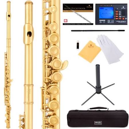 Closed Hole C Flute with Tuner, Stand, Book, Deluxe Case and Warranty U332649