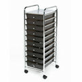 10 Drawer Cart - Black E350
