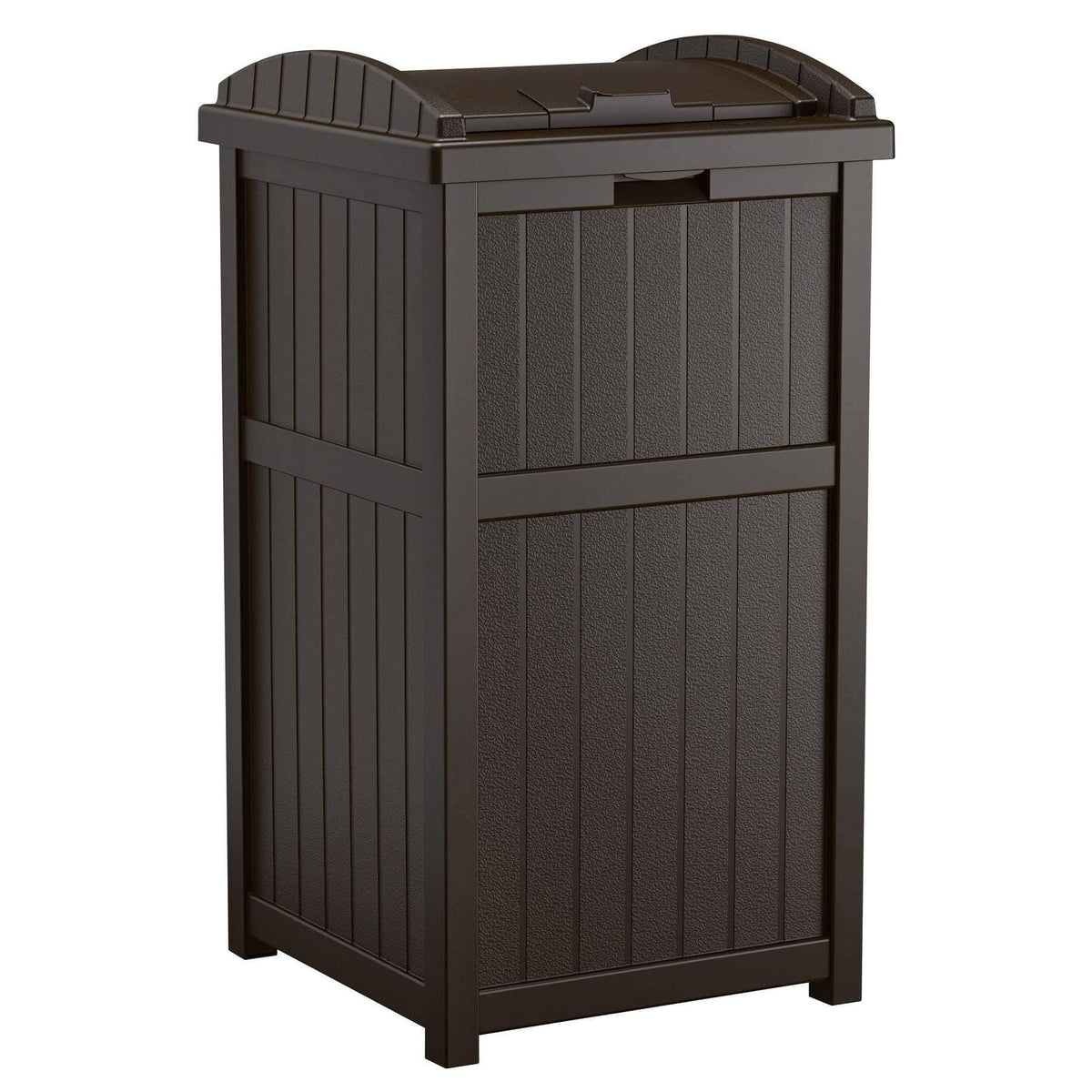 33 Gallon Outdoor Trash Can Bin (2 Pack) M8128