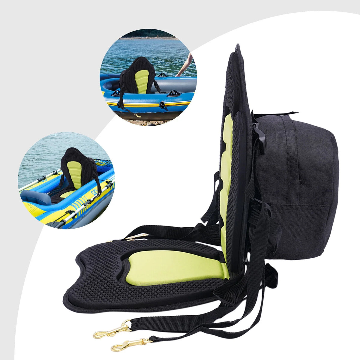 Adjustable Padded Kayak Seat Backrest Cushion O18568