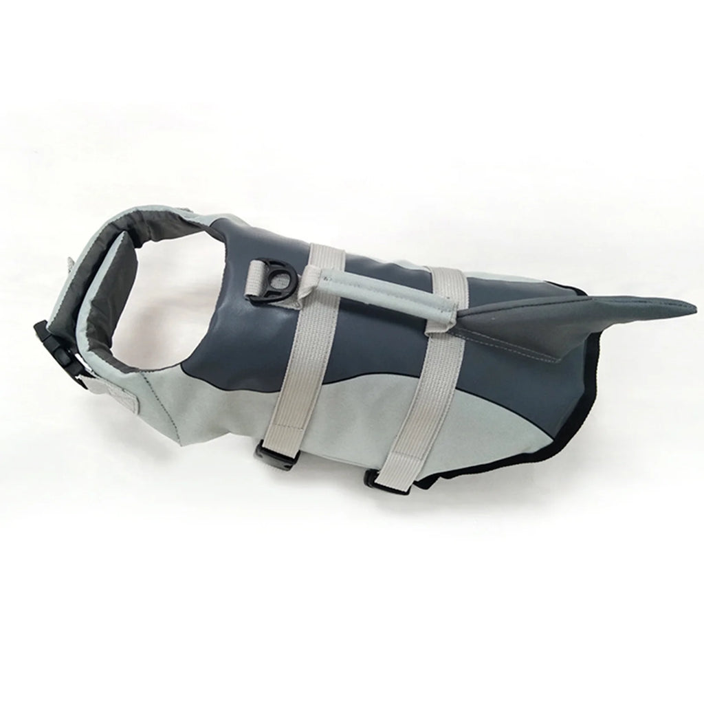 Dog Pet Shark Swimsuit Vest Pet Safety Wear Dog Swimsuit Preserver For Water Safety Device At The Pool, Beach, Boating E199