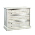 White Plank 3-Drawer Chest U991
