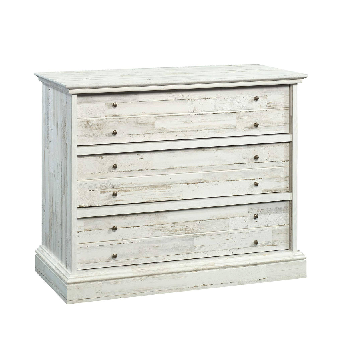 White Plank 3-Drawer Chest U991