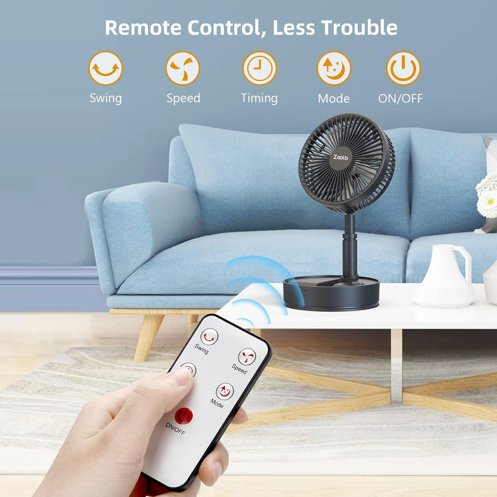 7200mAh Rechargeable Oscillating Portable Standing Fan R48252
