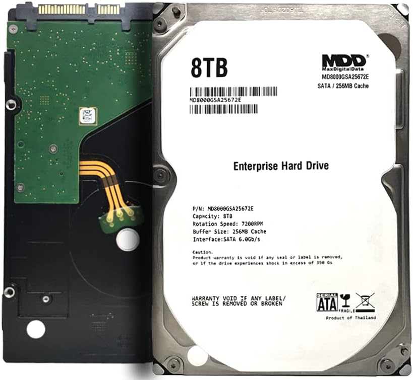 8TB 7200 RPM 256MB Cache SATA 6.0Gb/s 3.5inch Internal Enterprise Hard Drive N2263