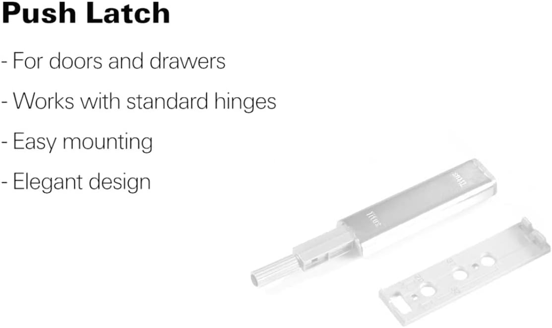 Push to Open Door Latch for Cabinet Doors and Drawer (20 Pack) R3995