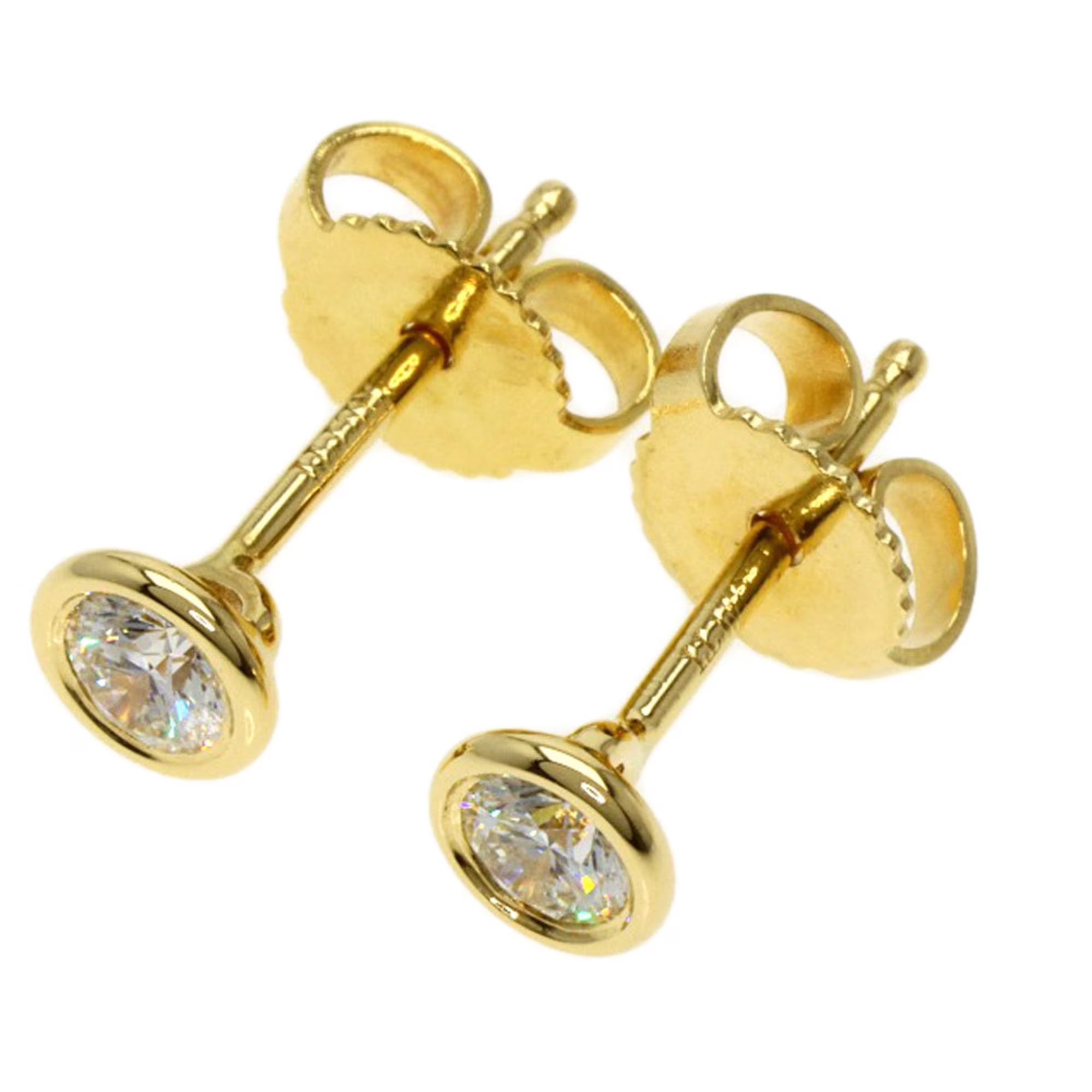 K18 Yellow Gold Diamond Earrings V890