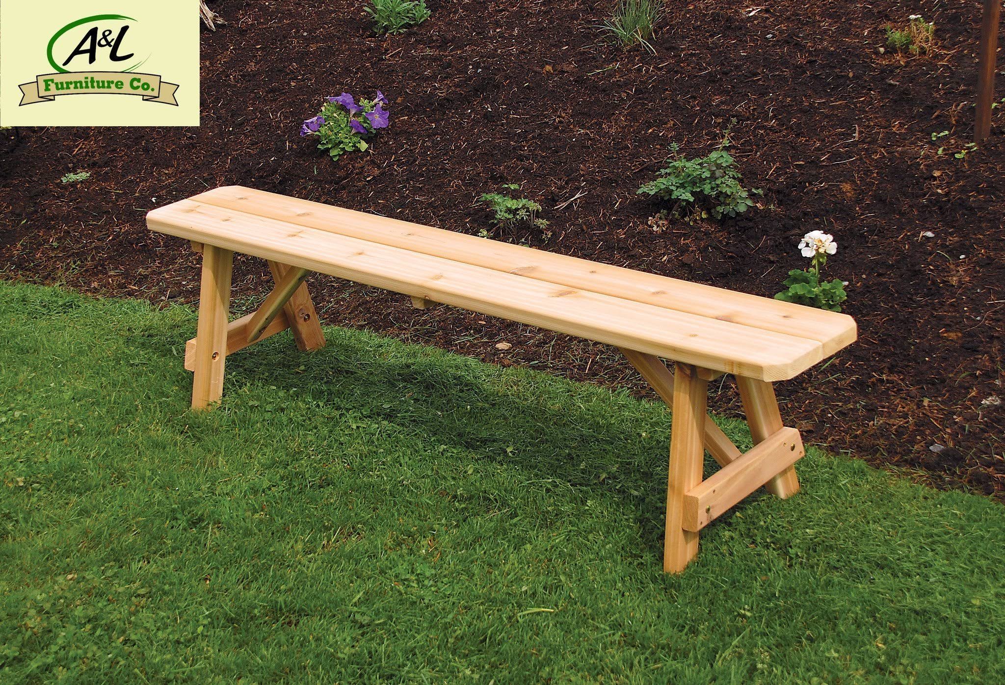 Red Cedar Backless Bench 8ft E8869