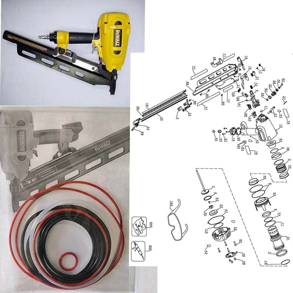 O-Ring Rebuild Kit for Framing Nailer H171