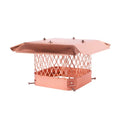 Copper Chimney Cap with 3/4x22 Mesh M825