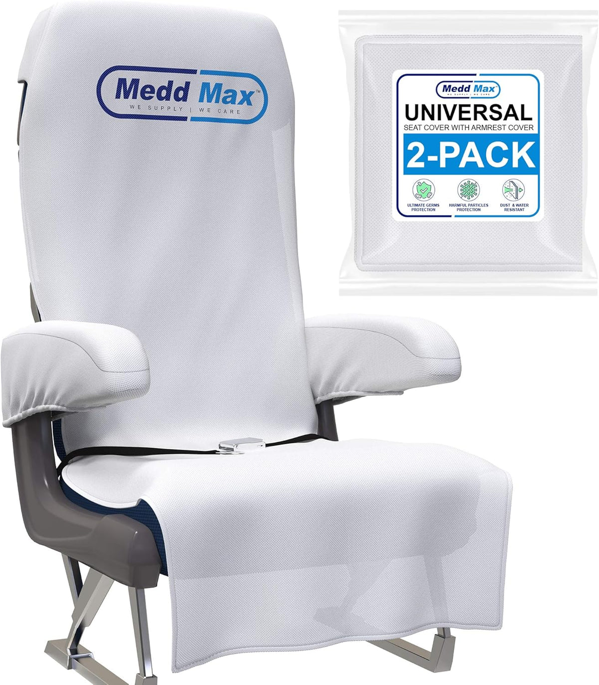 Pink Disposable Airplane Seat Covers, Pack of 2 B795