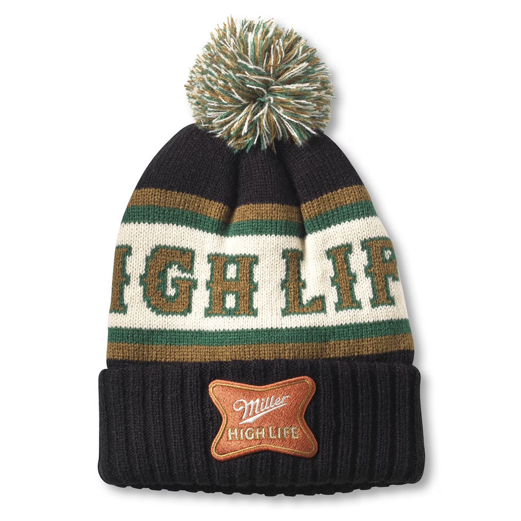 Cuffed Knit Beanie with Pom N835