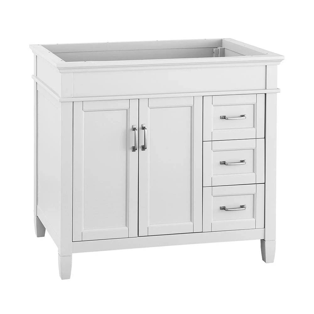 White Vanity Cabinet Y3645