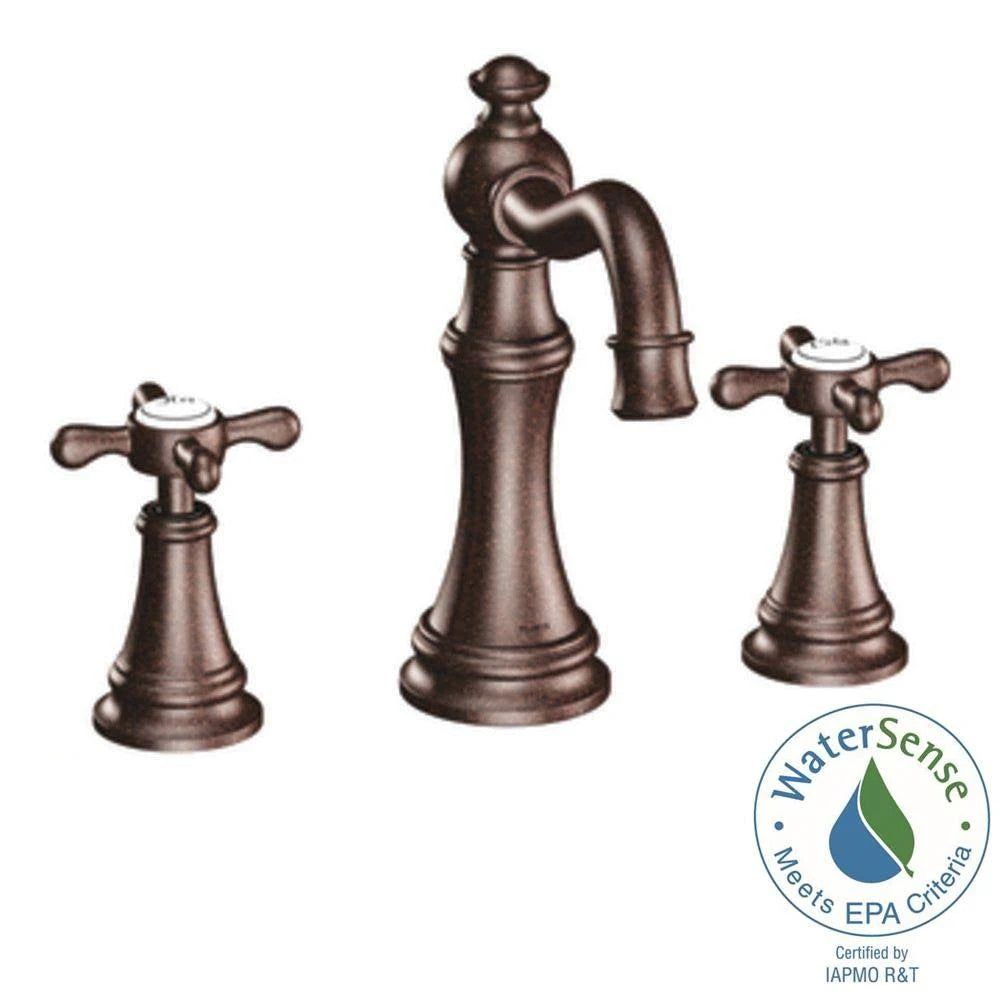 Oil Rubbed Bronze Two-Handle Bathroom Faucet A86602