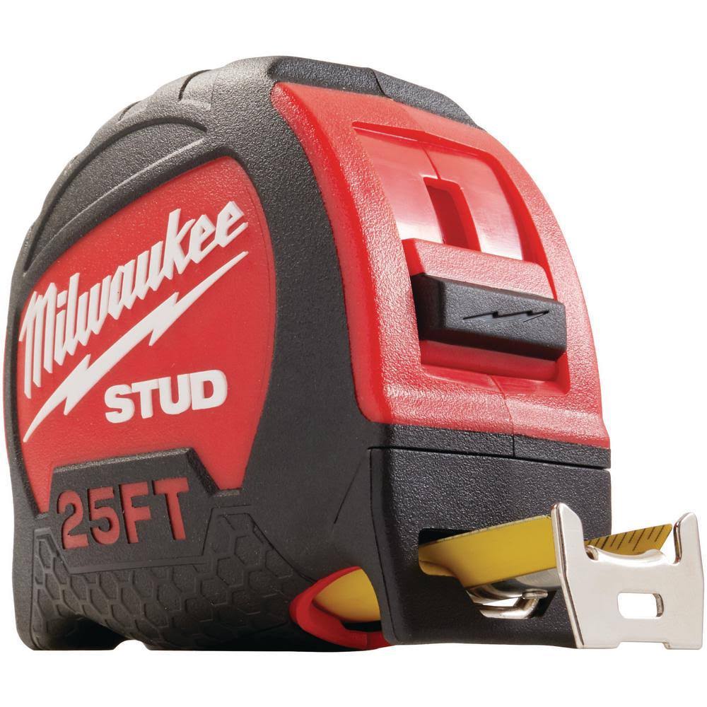 10 in. 360-Degree Locking Die Cast Torpedo Level with 25 ft. Stud Tape Measure J6994