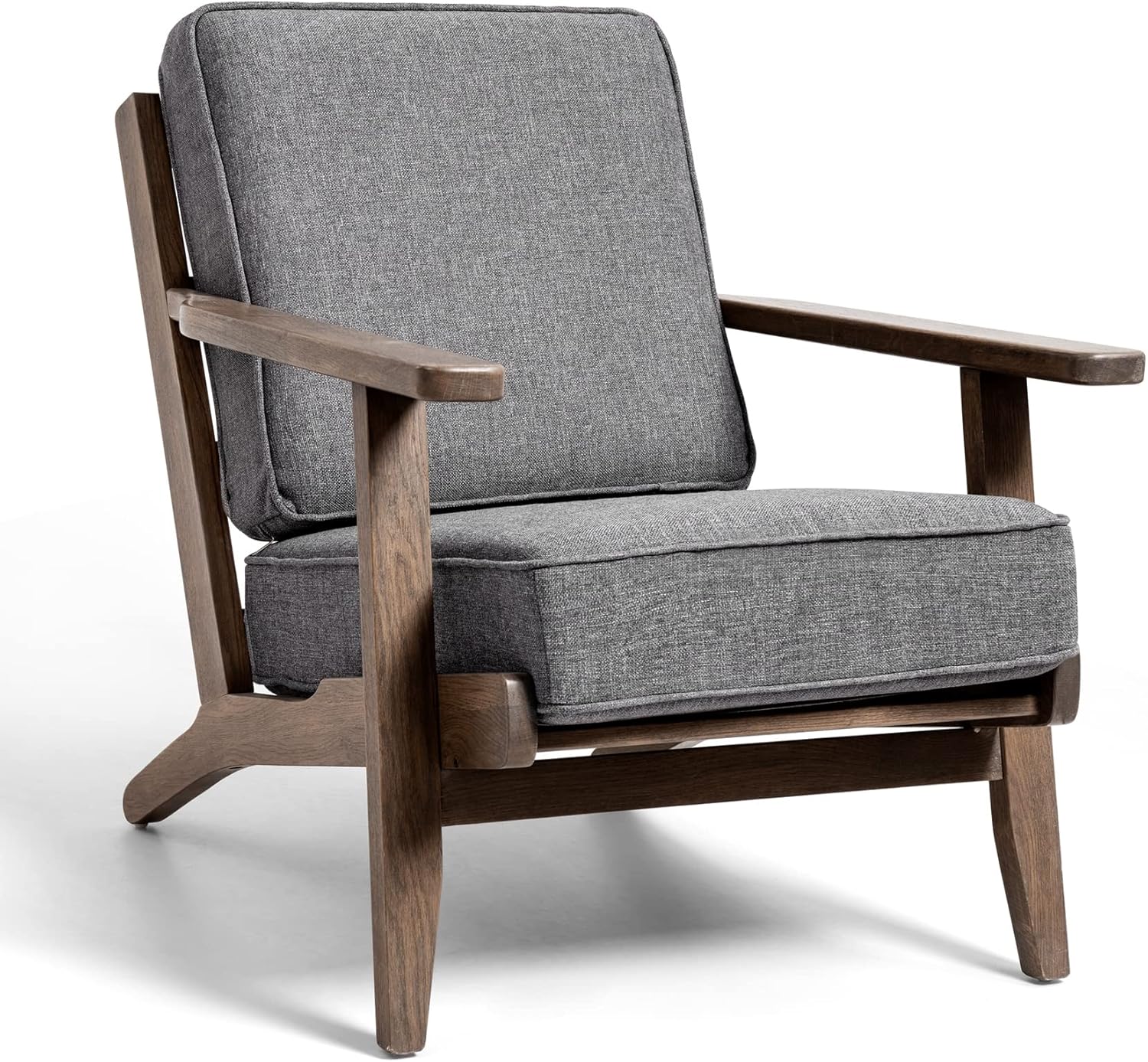 Grey Fabric Dining Chair with Cushions W98102