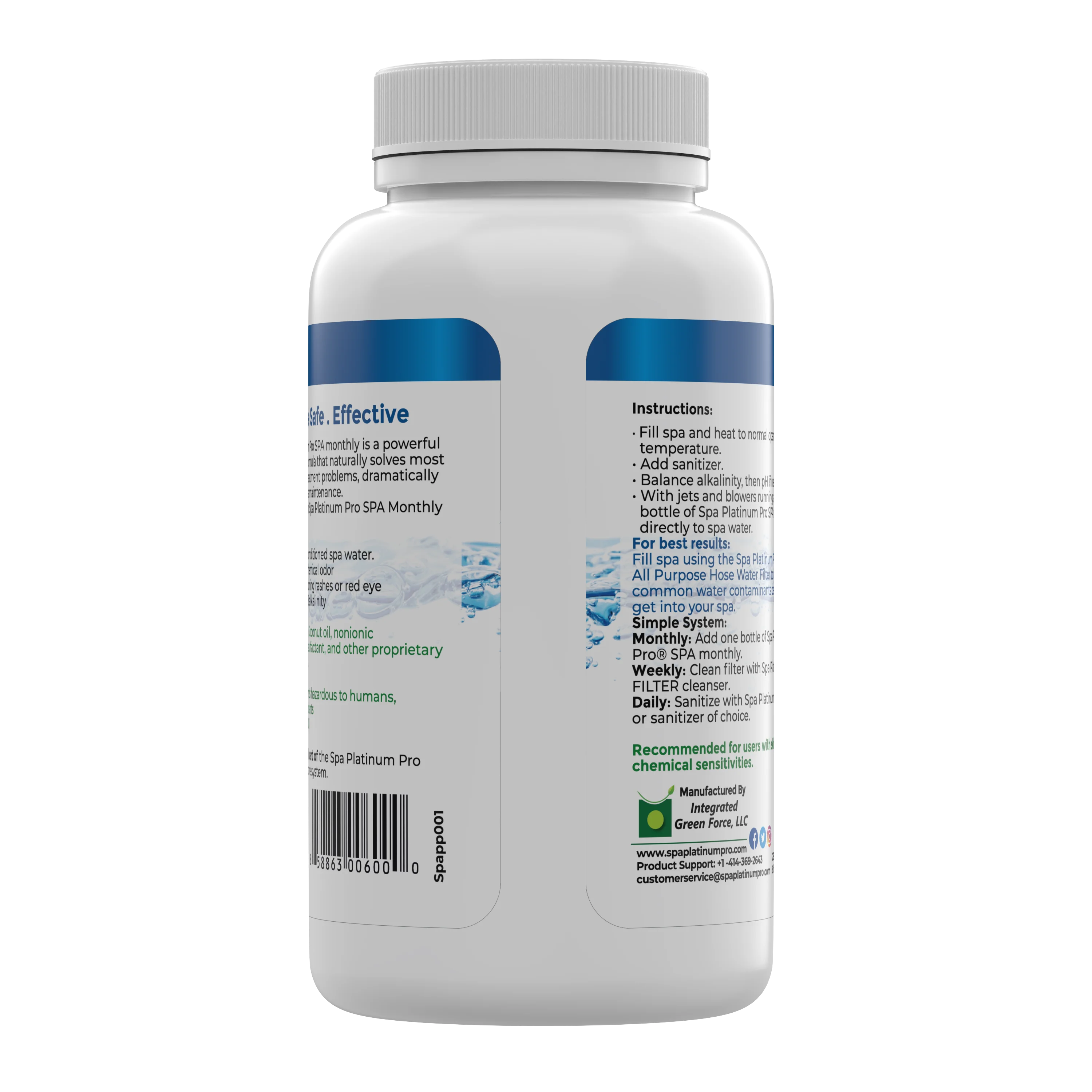 Six Months Supply Hot Tub Water Treatment H228