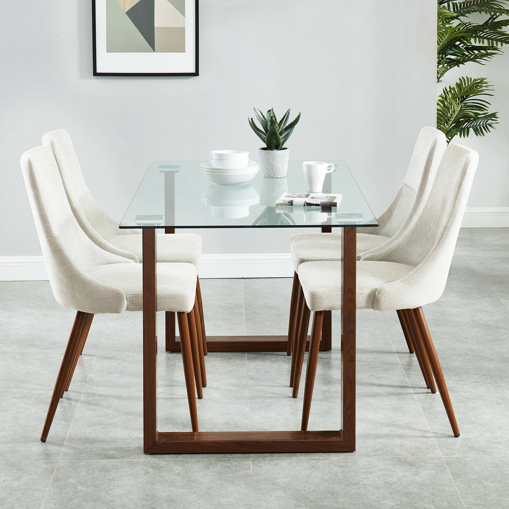 Grey Side Chair, Set of 2 Y73713