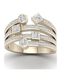 10k Yellow Gold Diamond Ring I549804