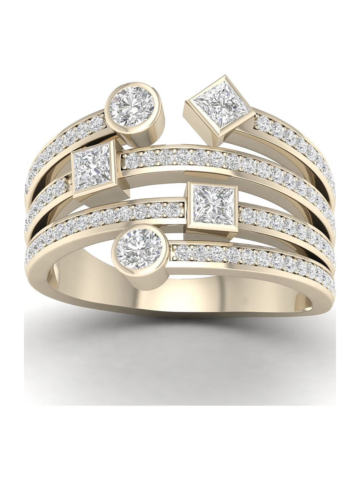 10k Yellow Gold Diamond Ring I549804