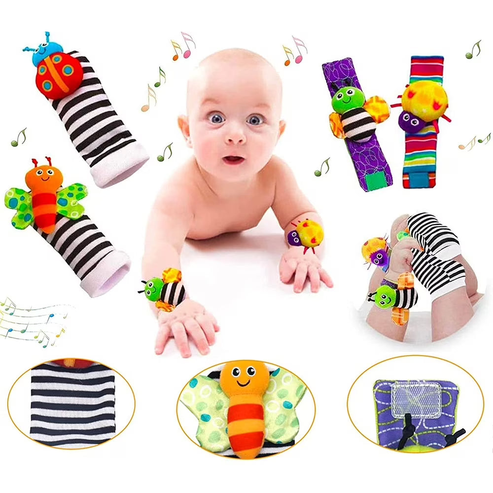 Baby Rattle Socks and Wrist Rattles M99852