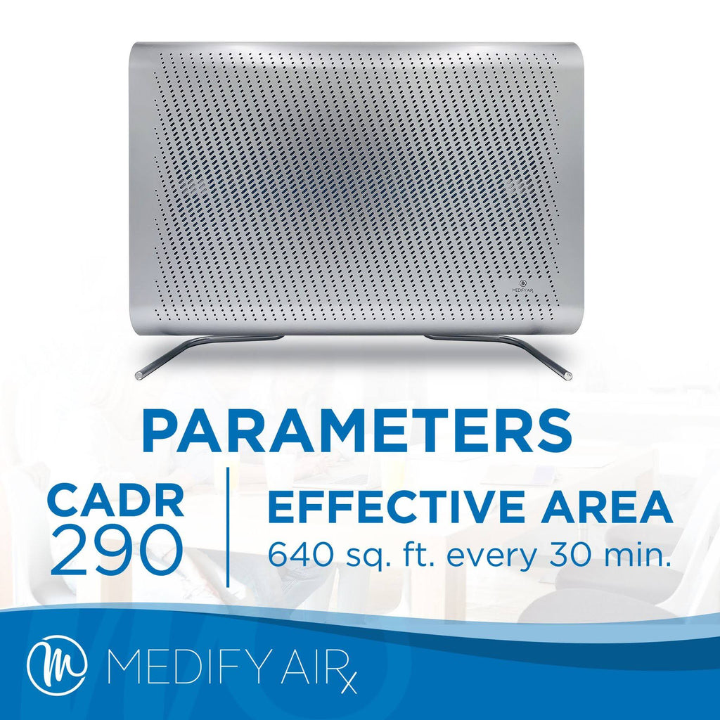 Silver Wall Mounted H13 HEPA Air Purifier V2954