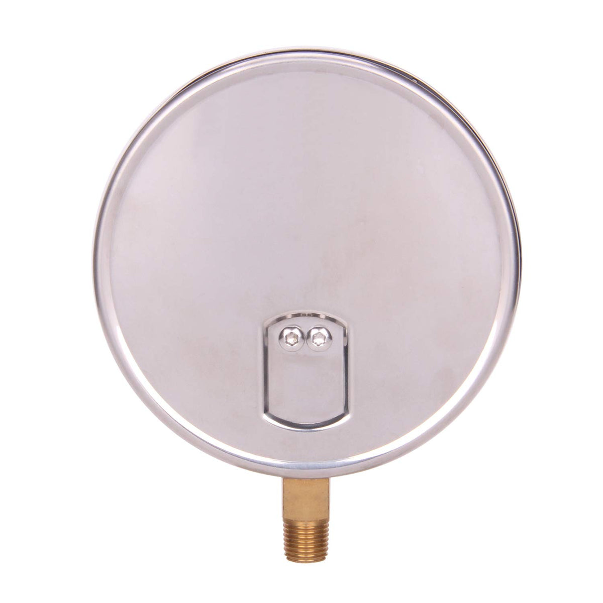 304 Stainless Steel Case Pressure Gauge, 0-200Psi, 4-1/2 Dial Size, 1/4 NPT Lower Mount M4159