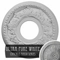 Ultra Pure White Crackle Ceiling Medallion B504924