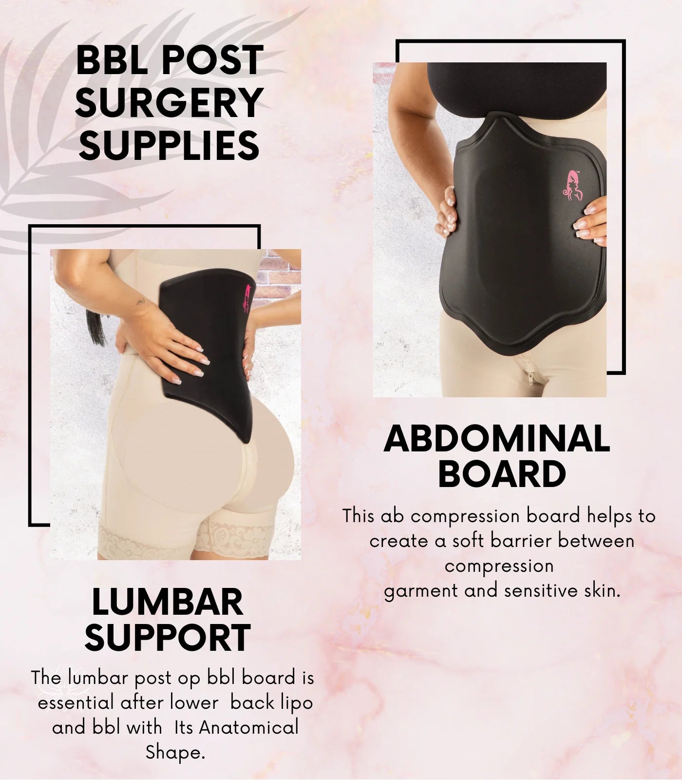 Post Surgery Compression Foam Board for Tummy Tuck Abdominal M781