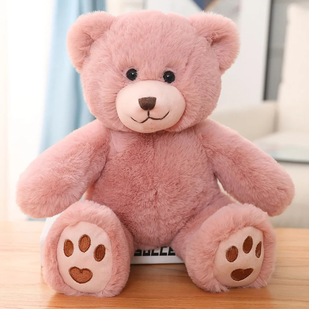 Teddy Bear Plush Toy with Pearl Chain Clasp V258794