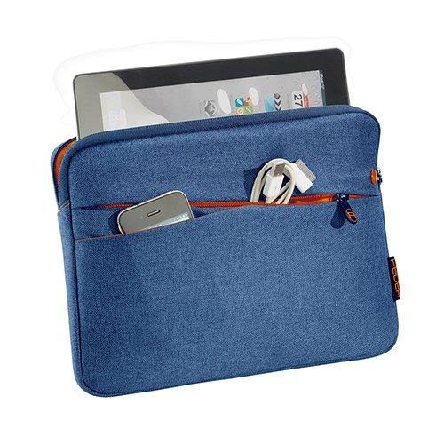 Blue Tablet Case 10.1 inch with Accessory Compartment J755