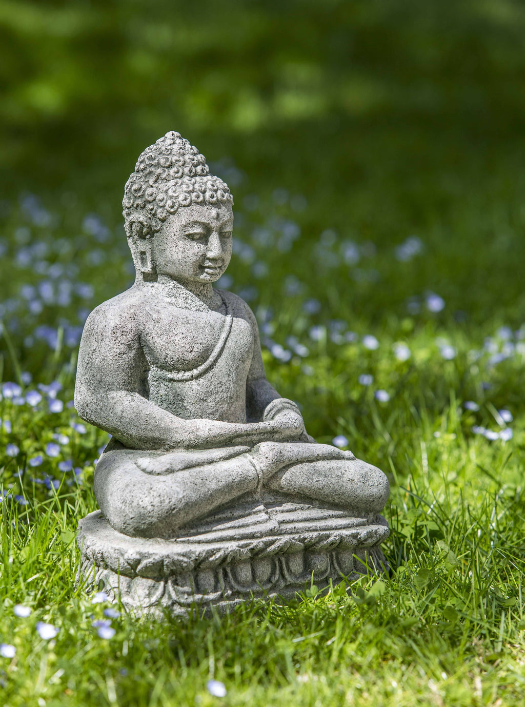 Aged Limestone Buddha Statue J7051