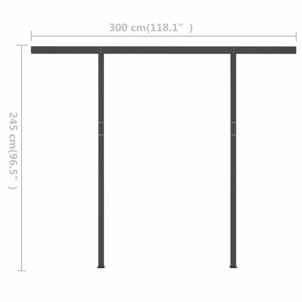 Manual Shelter Sun Shade Patio Canopy 118.1 X 98.4 Inches Y8775
