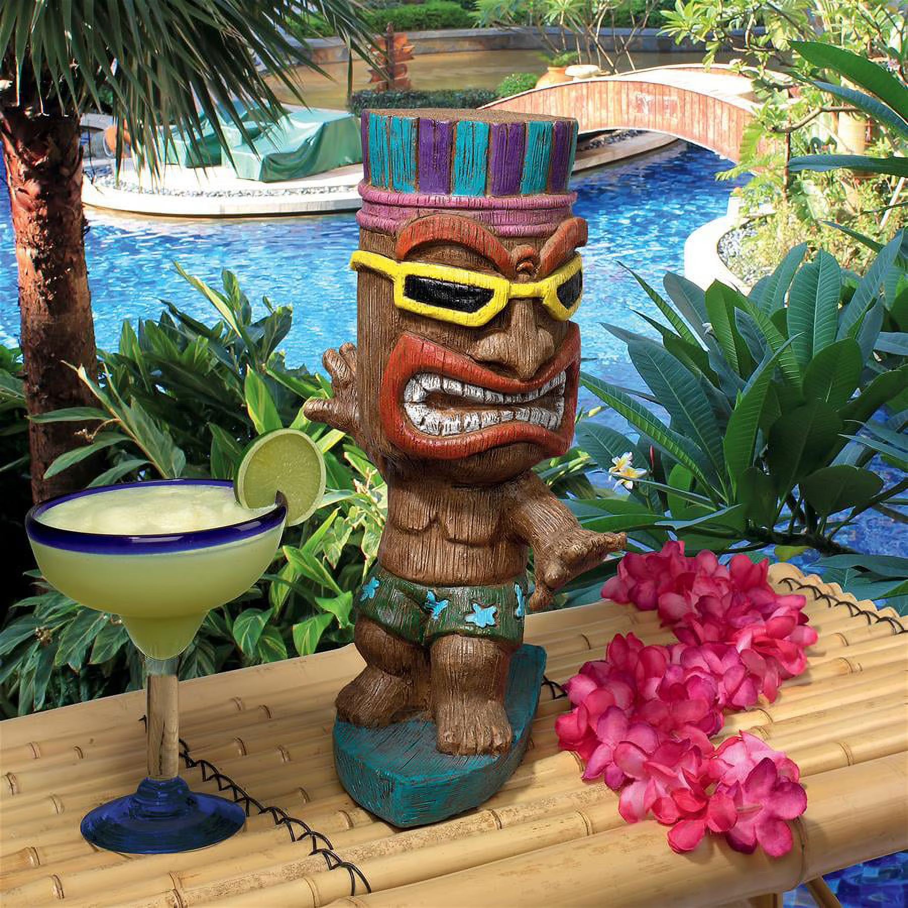 Kahuna Tiki Surfer Dude Statue V55567