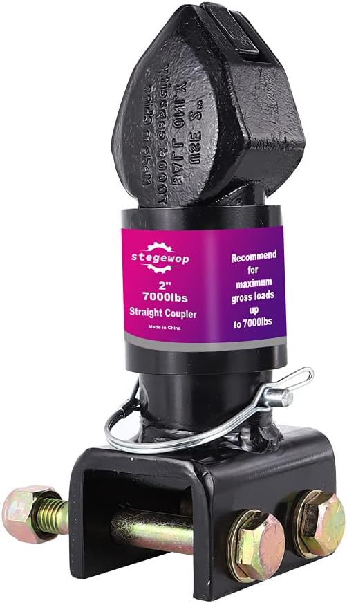 2 Adjustable Trailer Coupler with Trigger Latch, 7000 lb, Pack of 2 A35156