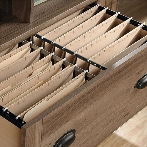 1 Drawer Lateral File Storage Cabinet with Key Lock in Salt Oak M707