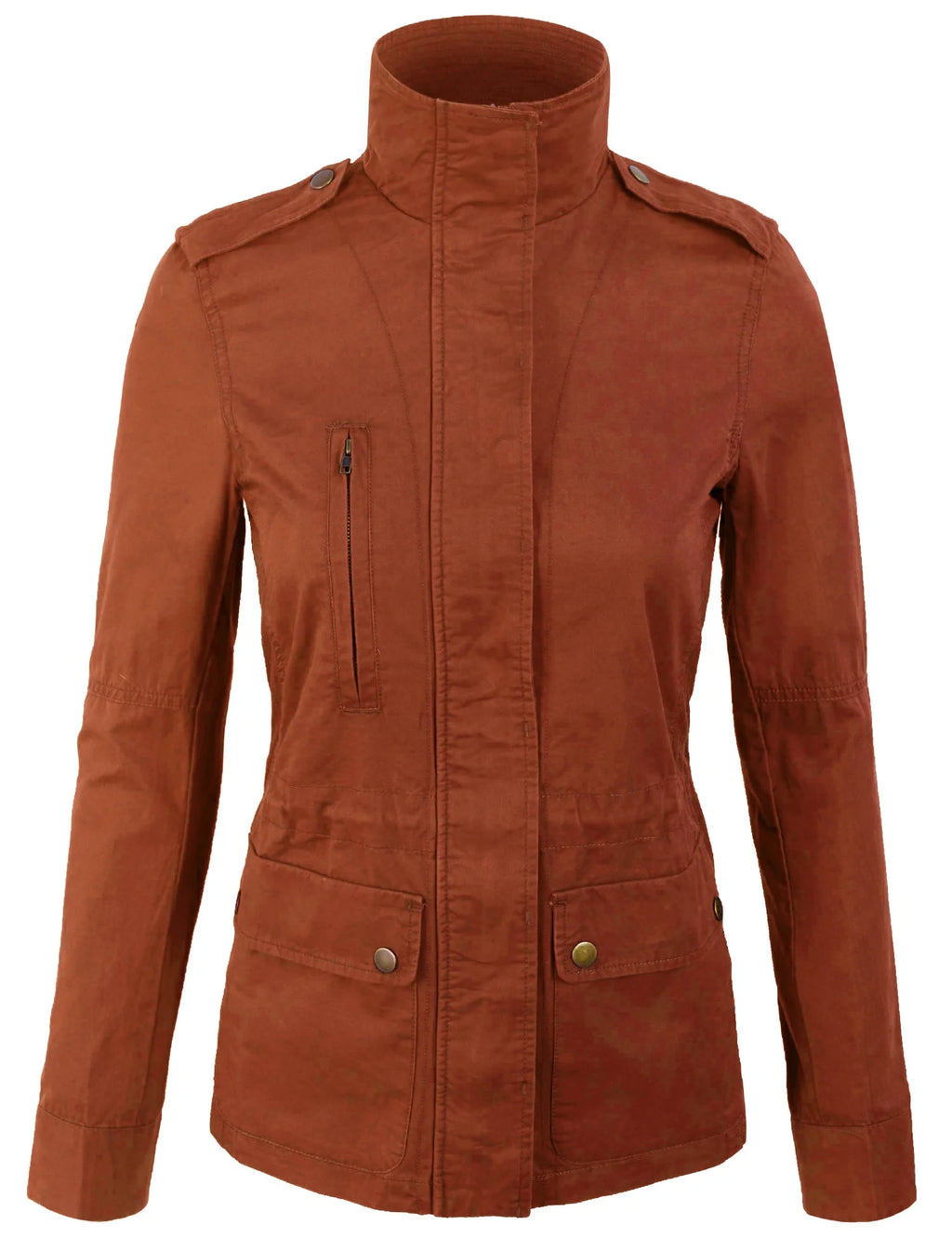 Long Sleeve Single-Breasted Mid-Length Coat R375000