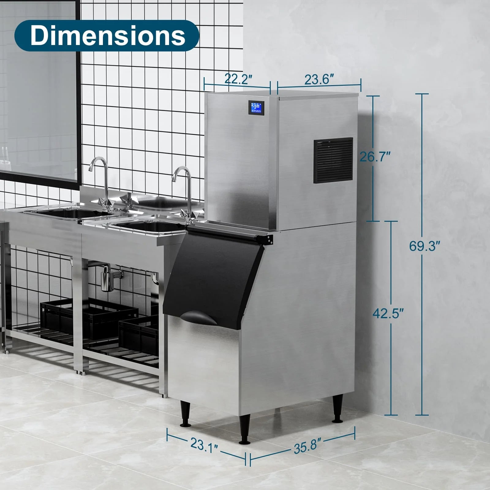 Commercial Ice Maker U987
