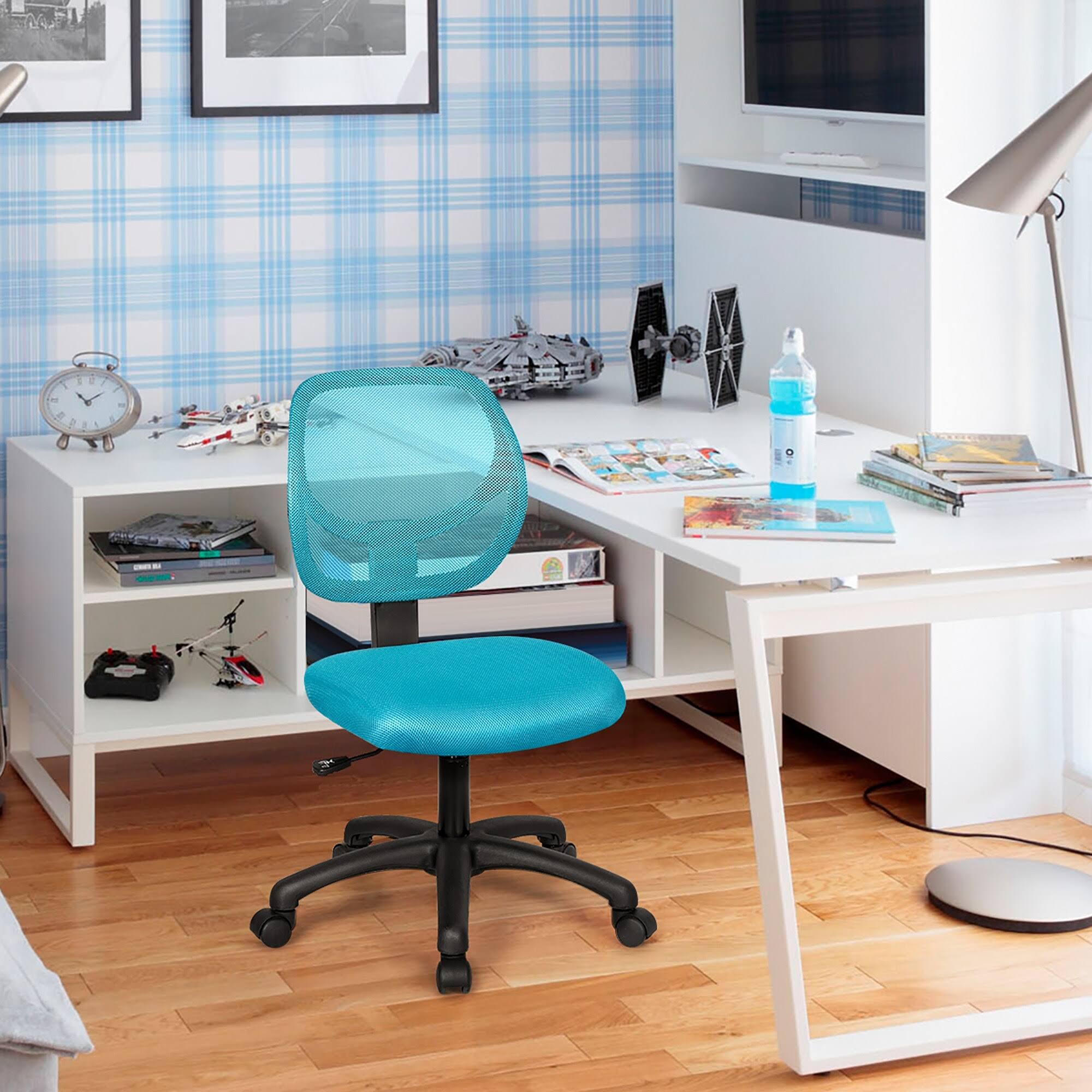 Pink Swivel Mesh Task Chair A778159