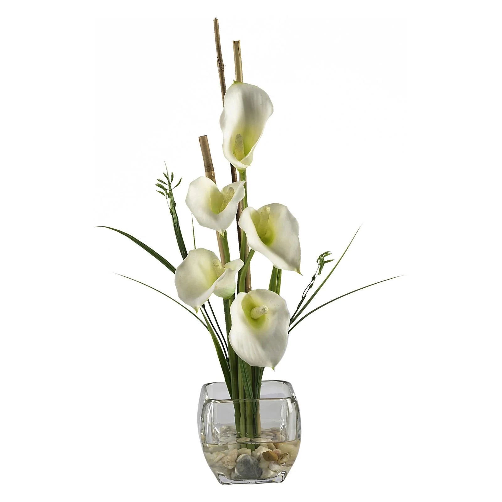 Calla Lily Artificial Flower Arrangement, Cream G73658