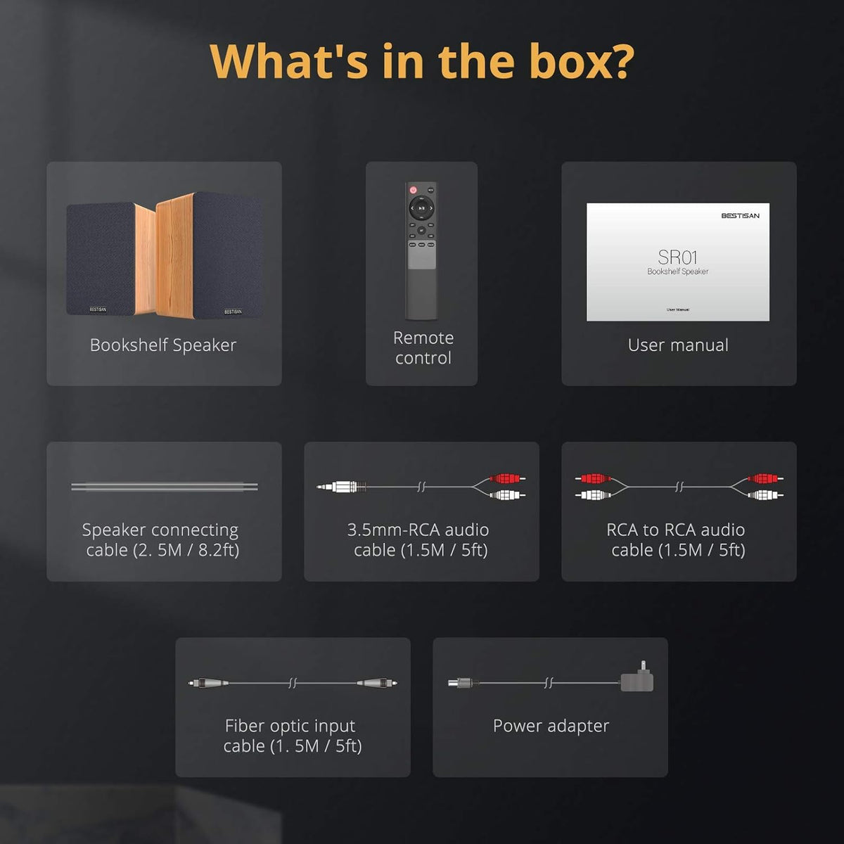 Bluetooth Bookshelf Speakers with Optical Input P794