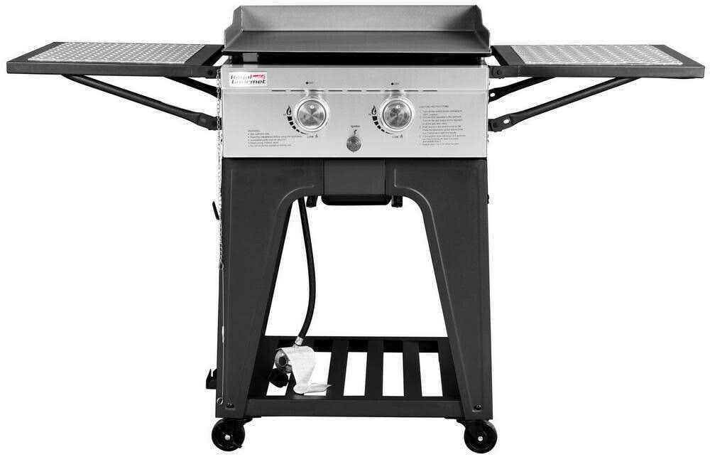 2-Burner BBQ Gas Grill Griddle L4573
