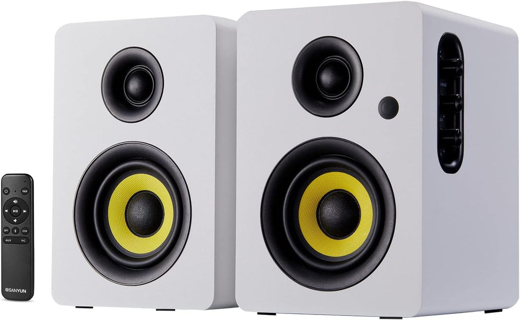 White 3 Active Bluetooth Bookshelf Speakers, Pair Y27452