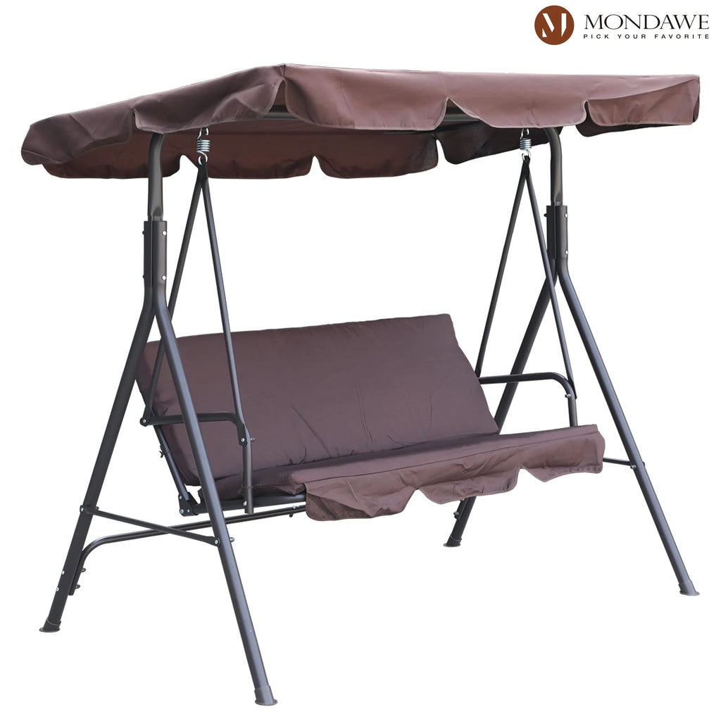 Freestanding Patio Swing Chair with Canopy O34888