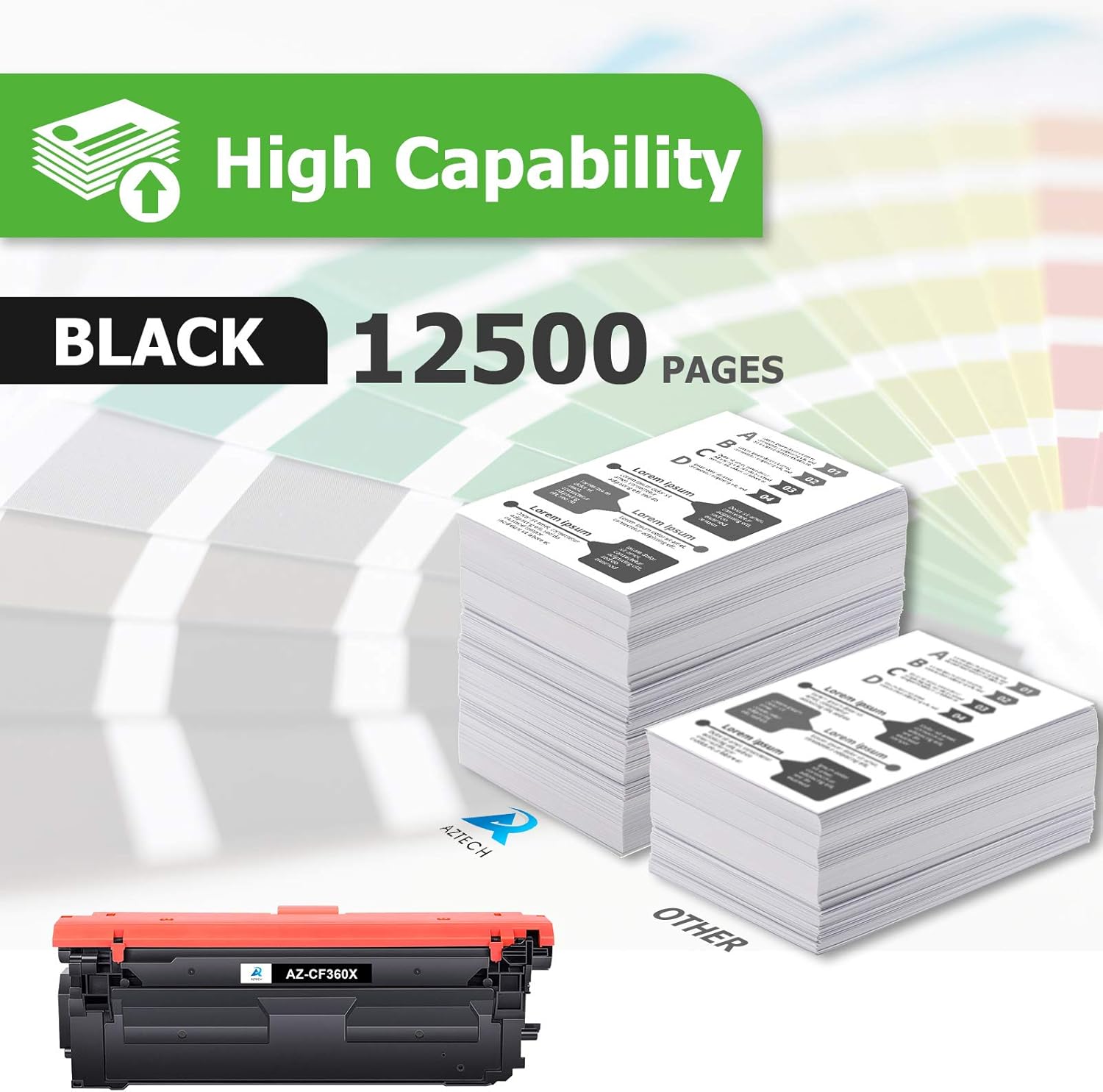 Black Toner Cartridge 1-Pack P1487