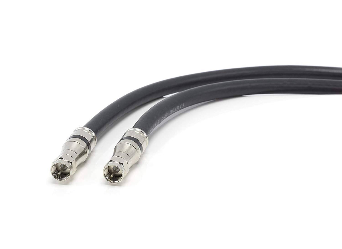 100 Foot RG-11 Coaxial Cable with F Type Connector W317