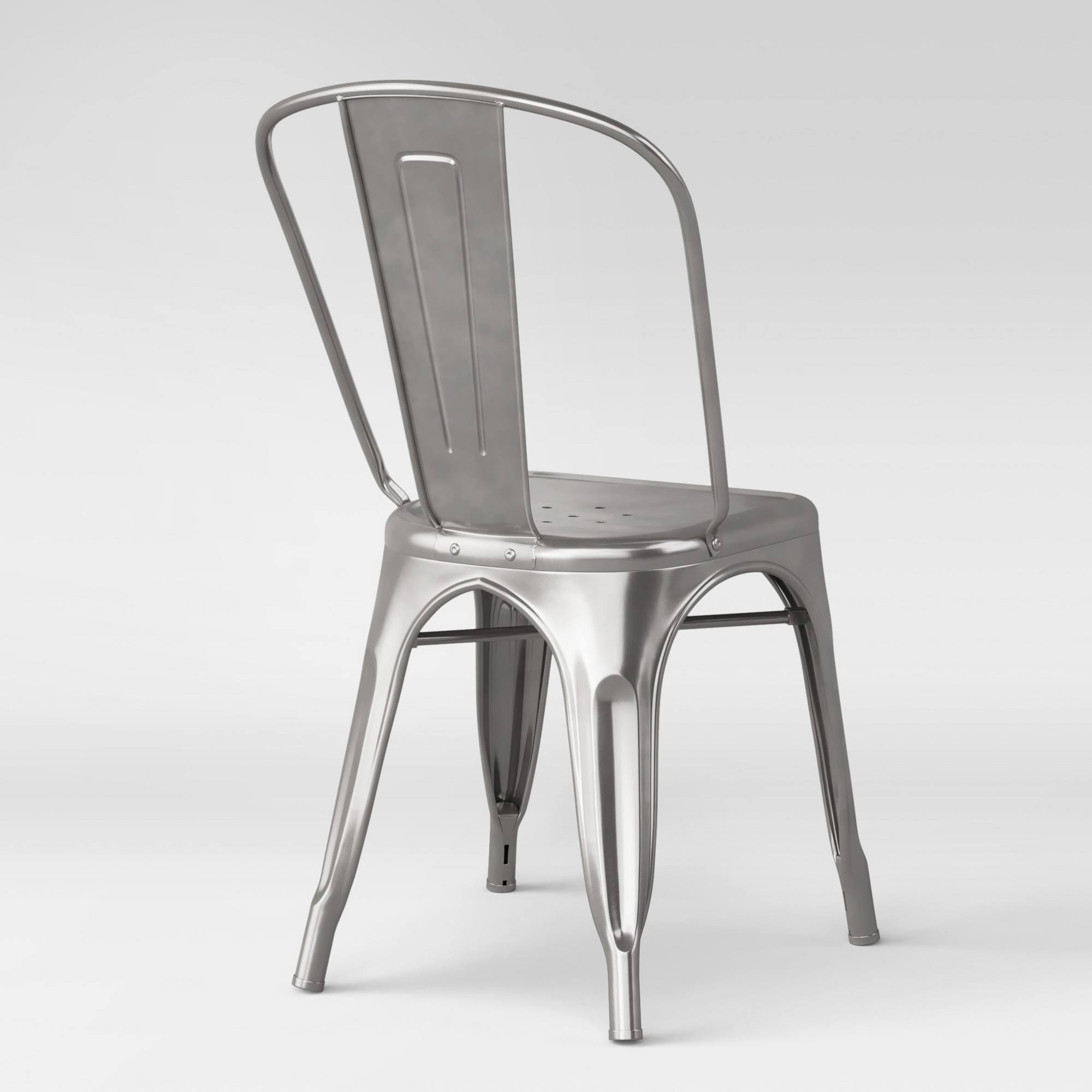 Silver Metal Dining Chair P46752