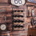 12 Bottle Solid Wood Bottle Rack in Brown L861806