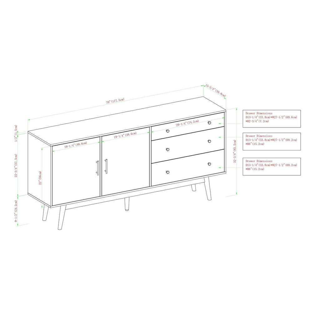 Acorn Sideboard Console U3329